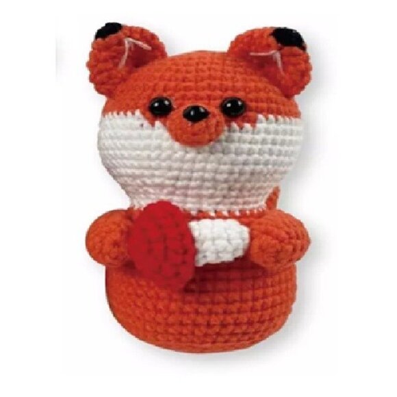 Bullseye's Playground™ 2ct Crochet Set Kit Amigurumi: Frog/Fox - Picture 11 of 13